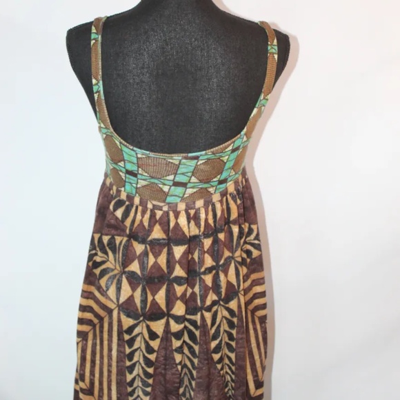 Free People Tribal Print Sundress/Tunic Top, S - Picture 5 of 6
